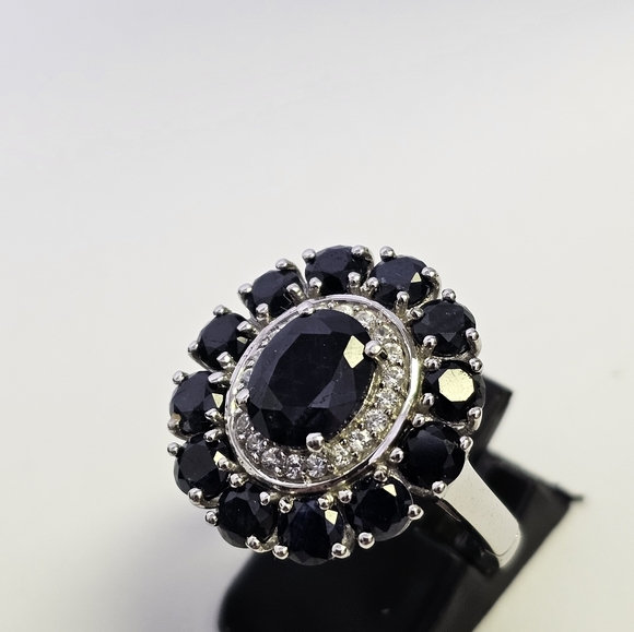 Dark Blue Sapphire 💍 Size 8 NEW! *Special Feature - Picture 6 of 10